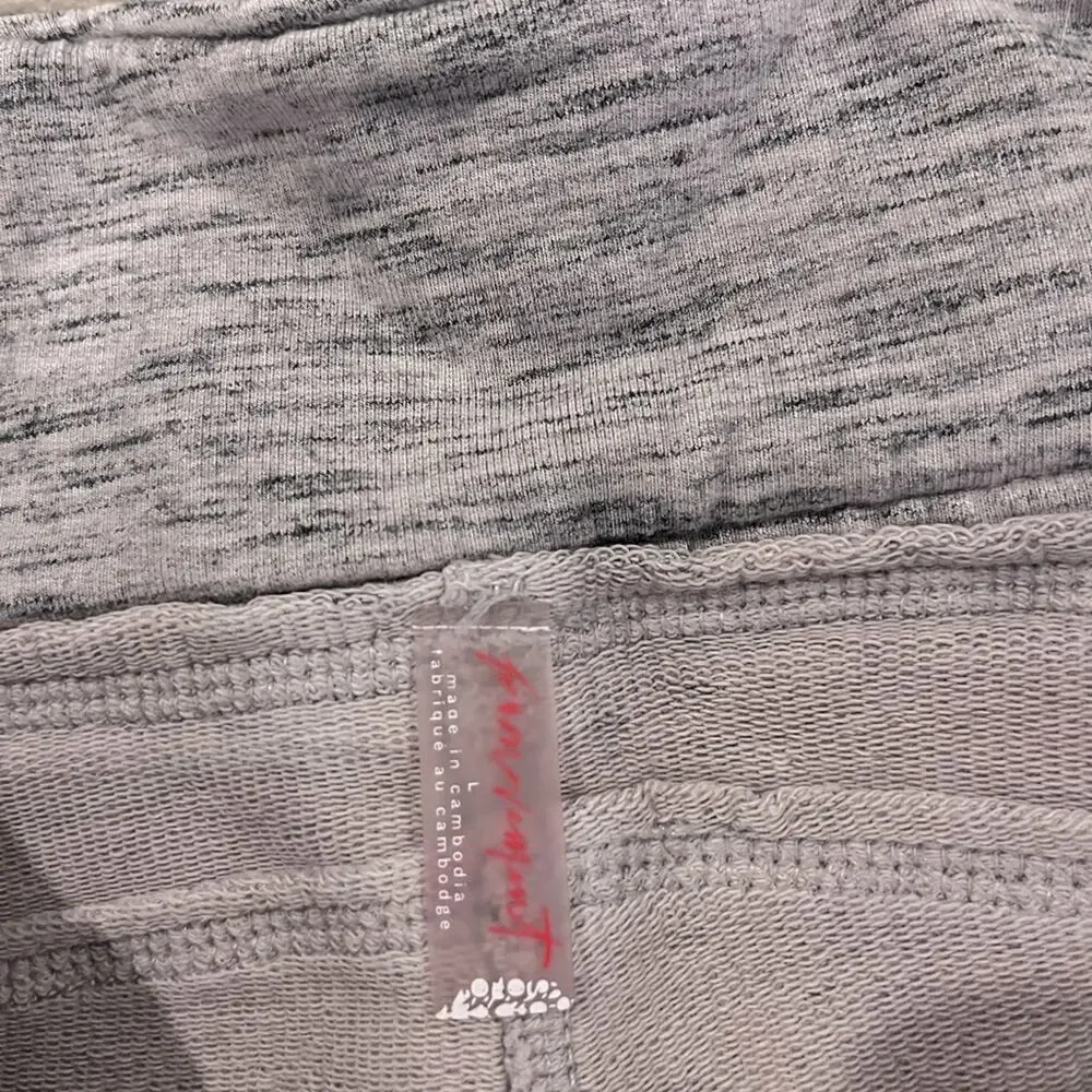 Free People Movement Hybrid Leggings Gray Space Dyed Size L